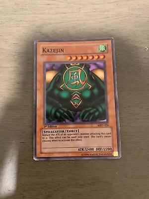 Yu-Gi-Oh! TCG Kazejin Metal Raiders MRD-026 1st Edition Super Rare • $10