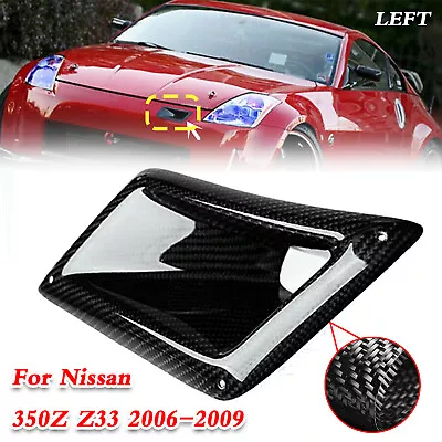 $30.69 • Buy Bumper Carbon Fiber Air Vent Intake Duct Left Driver For Nissan 350Z Z33 2003-09