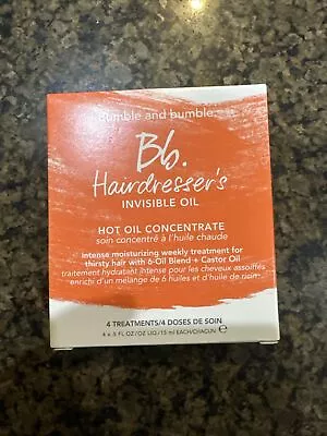 Bumble And Bumble Hairdresser's Invisible Oil Hot Oil Concentrate 4 Treatments • $11.99