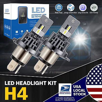 2x 9003 H4 LED Headlight Bulbs Hi Low Beam 200W 6000K For Mercedes-Benz C280 • $18.99