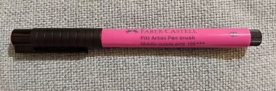 Faber-Castell Indian Ink PITT Artist Pen Brush -Fine Tip- Middle Purple Pink 125 • £2