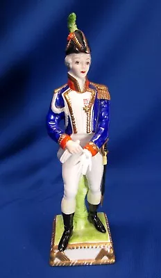 Ernst Bohne Dresden Porcelain Military Officer Figurine • $139.99