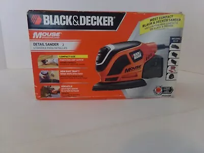 Black & Decker Mouse Sander Polisher Detail Dander With Accessories Original Box • $25