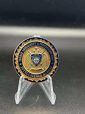 Nypd Challenge Coin Intelligence Bureau Threat Assessment & Protection Unit • $25