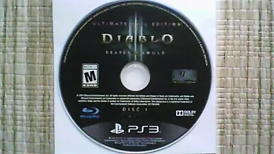 Diablo III: Reaper Of Souls -- Ultimate Evil Edition (Sony PlayStation 3 2014) • $7.50