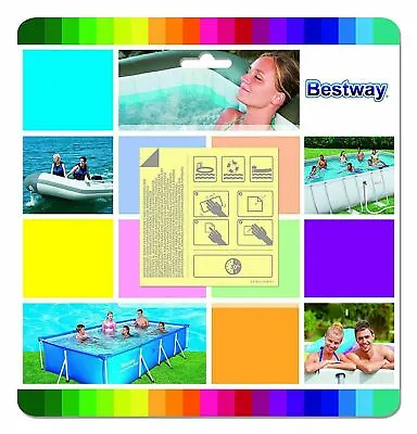 Bestway Underwater Adhesive Pool Repair Kit Waterproof 10 X Repair Patches • £1.98