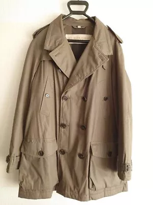 BURBERRY BRIT Thick Trench Coat Mens Size L Free Shipping From JAPAN • $339.15