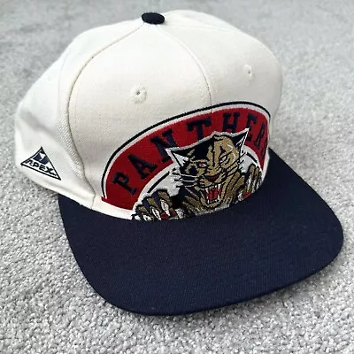 Vintage Florida Panthers NHL Snapback Hat Apex One Big Logo NWOT Hockey Cap • $59.99