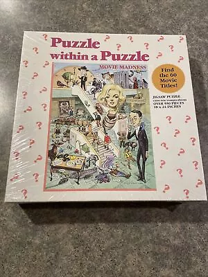 Puzzle Within A Puzzle Movie Madness NEW Sealed 1993 Gil Eisner Marilyn Monroe • $17.60