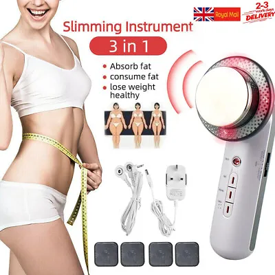 £20.99 • Buy 3-IN-1 Ultrasonic Cavitation Fat Remover Anti-Cellulite Body Slimming Machine