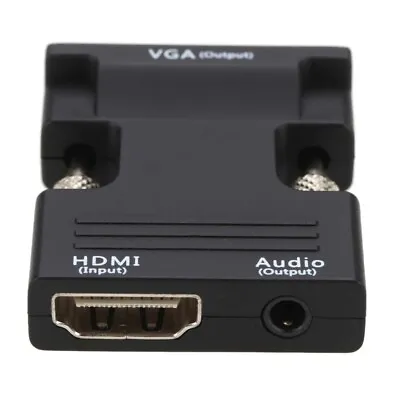 £2.71 • Buy 1080P HDMI Female To VGA Male With Audio Output Cable Converter Adaptor Lead