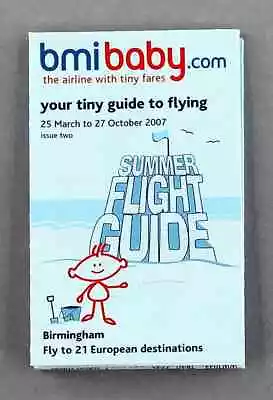 £14.95 • Buy Bmi Baby Airline Timetable Summer 2007 Birmingham Issue 2