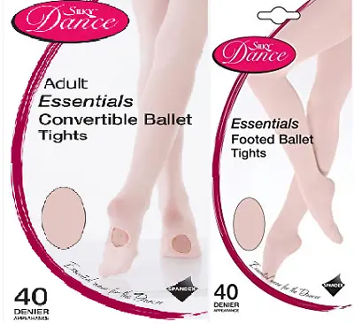 £4.75 • Buy Silky Essential Convertible And Footed Pink Ballet Dance Tights All Sizes