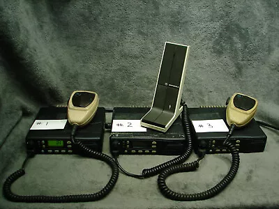 6 Pc Motorola GTX Two Way Radio Mobile Base Desk Mic 35 Watt 800 MHz Transceiver • $44