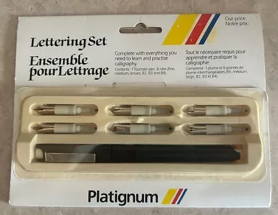 Vintage Platignum Pen Set 6 Nibs Made In England • $249.99