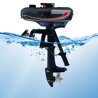 2Stroke 3.5HP HANGKAI Heavy Duty Outboard Motor Water Cooled Fishing Boat Engine • $400