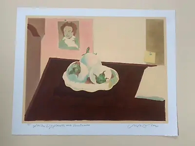 Milton Glaser White Eggplants And Beethoven Signed & Numbered Lithograph • $599.90