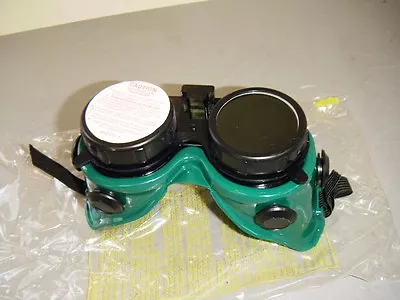 US Safety U002368150 Green Frame Flip Up 5.0 Welding Goggles Steampunk • $17.75