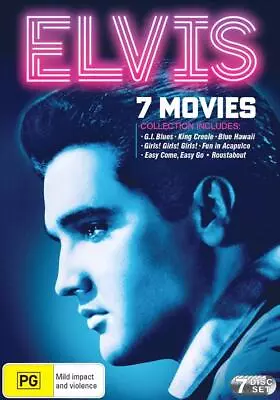 Elvis 7 Movie Collection Limited Edition DVD Box Set R4 New Blue Hawaii.. • $49.95