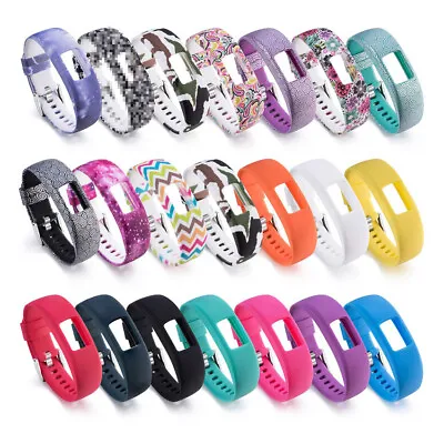 Silicone Watchband Strap Soft Sport For Garmin Vivofit 4 Band Replacement • $8.02