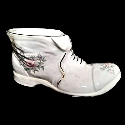 £35 • Buy Vintage Large Maryleigh Pottery Boot Planter Ceramic Mary Leigh Staffordshire 