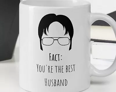 Fact: You're The Best Husband Mug Dwight Schrute Mug The Office Mug Tv Show Mug • $26.99