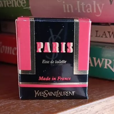 NIB VTG YVES SAINT LAURENT PARIS Eau De Toilette 1/4 Oz 7.5ml Mini Perfume EDT • $23.99