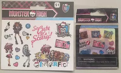Monster High 2 Packs Of Stickers • $5.99