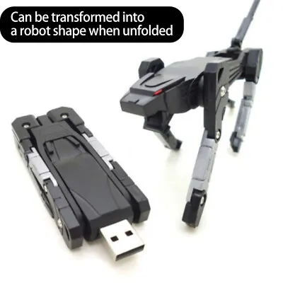Fashion USB Flash Drive Portable Transformation Robot Pendrive Toy Style U Disk • $10.43