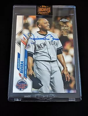 2022 Topps Chrome Archives Mariano Rivera SIG. SERIES MASTERPIECE AUTO 1/1 • $312.90