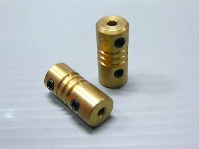 2X PCS Joint Coupler 2.3mm - 3mm BRASS EP Electric RC Boat ESC Motor Collet • $12.99