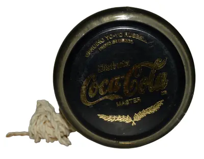 Vintage Rare Toy Mexican Genuine Yo-yo Russel Master Coca Cola Black • $19.99