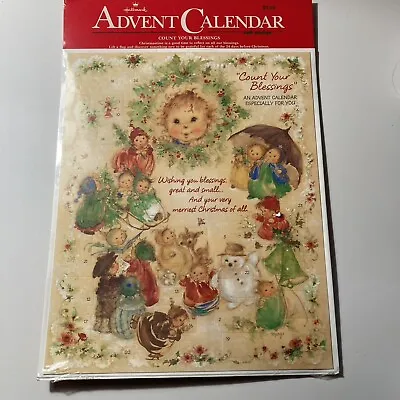 Hallmark Vintage Rare Mary Hamilton Large Advent Calendar New Old Stock Sealed • $94.44