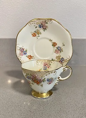 Lovely Vintage Foley Bone China Teacup And Saucer • $22