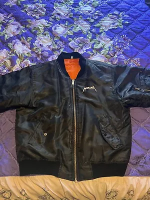 XL Metallica Ride The Lightning Bomber Jacket • $200