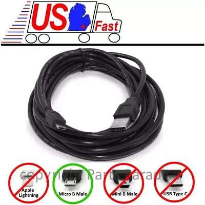 15ft Long USB Micro 5pin Digital Camera/Phone/Charger/Sync/Data Cable/Cord/Wire • $7.99