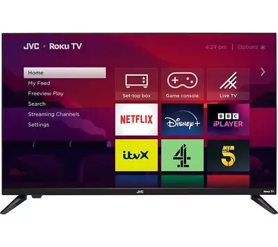 JVC LT-24CR230 Roku TV 24  Smart HD Ready HDR LED TV • £99