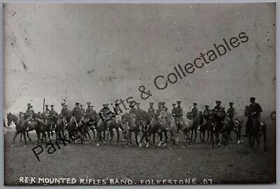 Military Photo East Kent Mounted Rifles Yeomanry Regiment Band C1907 • £4.80