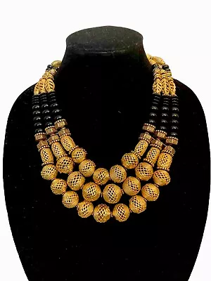 Masha Archer 24 Karat Gold Plated Collar Necklace (Retail 2475) • $825