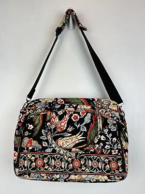 Vera Bradley Ovenight Bag Pockets Inside & Outside Versailles Print Read • $29.99