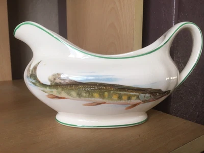 £4.99 • Buy Soho Pottery Ambassador Ware Fish/Pike  Gravy Boat