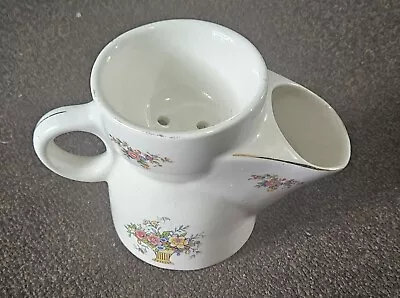 Vintage Shaving Mug ~ Longton Royal Art Pottery Cup  Excellent Condition  • $25.50