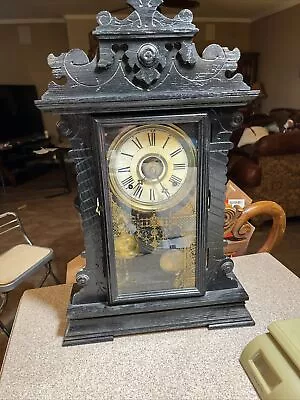 Vintage Seth Thomas Mantle Parlor Clock W/Alarm RUNS Well • $78