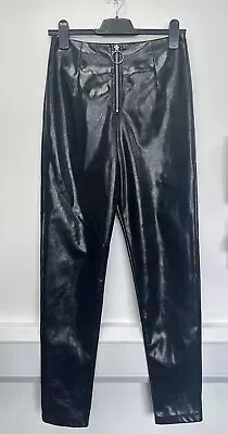 I AM GIA Faux Leather Zip Vinyl Trousers Size M • $23.33