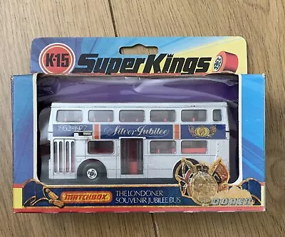 Matchbox Superkings - The Londoner K-15 Bus 'SILVER JUBILEE' - MIB • £5