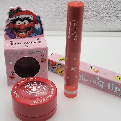 Muppets BEAT DRUMS Red Colourpop Super Shock Shadow + PICTURE OF JOY Glowing LIP • $19.54