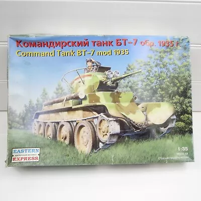 1935 Russian Command Tank Bt-7 - Eastern Express 1/35 Model Kit - Sealed Parts • $20