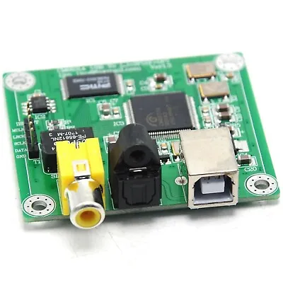 Hi-Fi CM6631A 192KHZ To Coaxial Optical SPDIF Convertor DAC Board 24bit USB 2.0 • $30.08