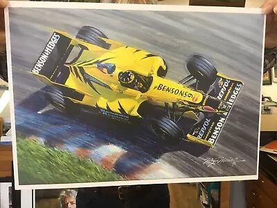 Damon Hill In Jordan F1 Car Print • £5