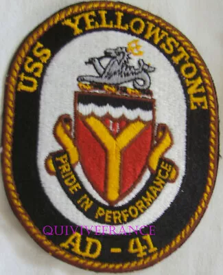 PUS481 - US Navy Ship Uss Yellowstone AD-41 Patch Original Vintage • $18.15